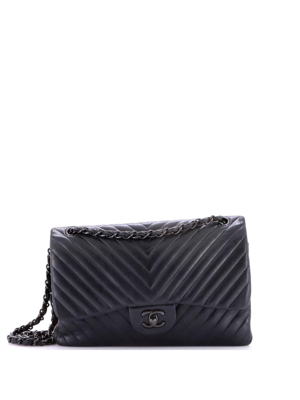 Chanel So Black Classic Double Flap Bag #371092C47B